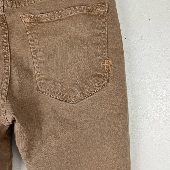 Rich & Skinny Brown Skinny Leg Jeans Jeggings Mid Rise Ankle Length Size 28 - Picture 7 of 11